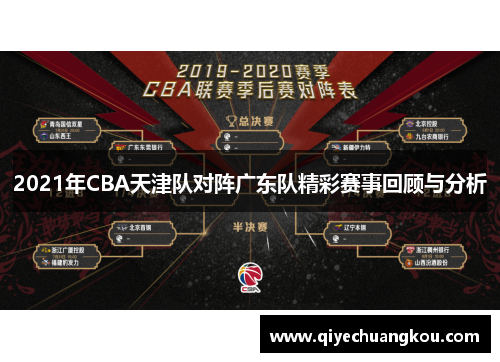 2021年CBA天津队对阵广东队精彩赛事回顾与分析